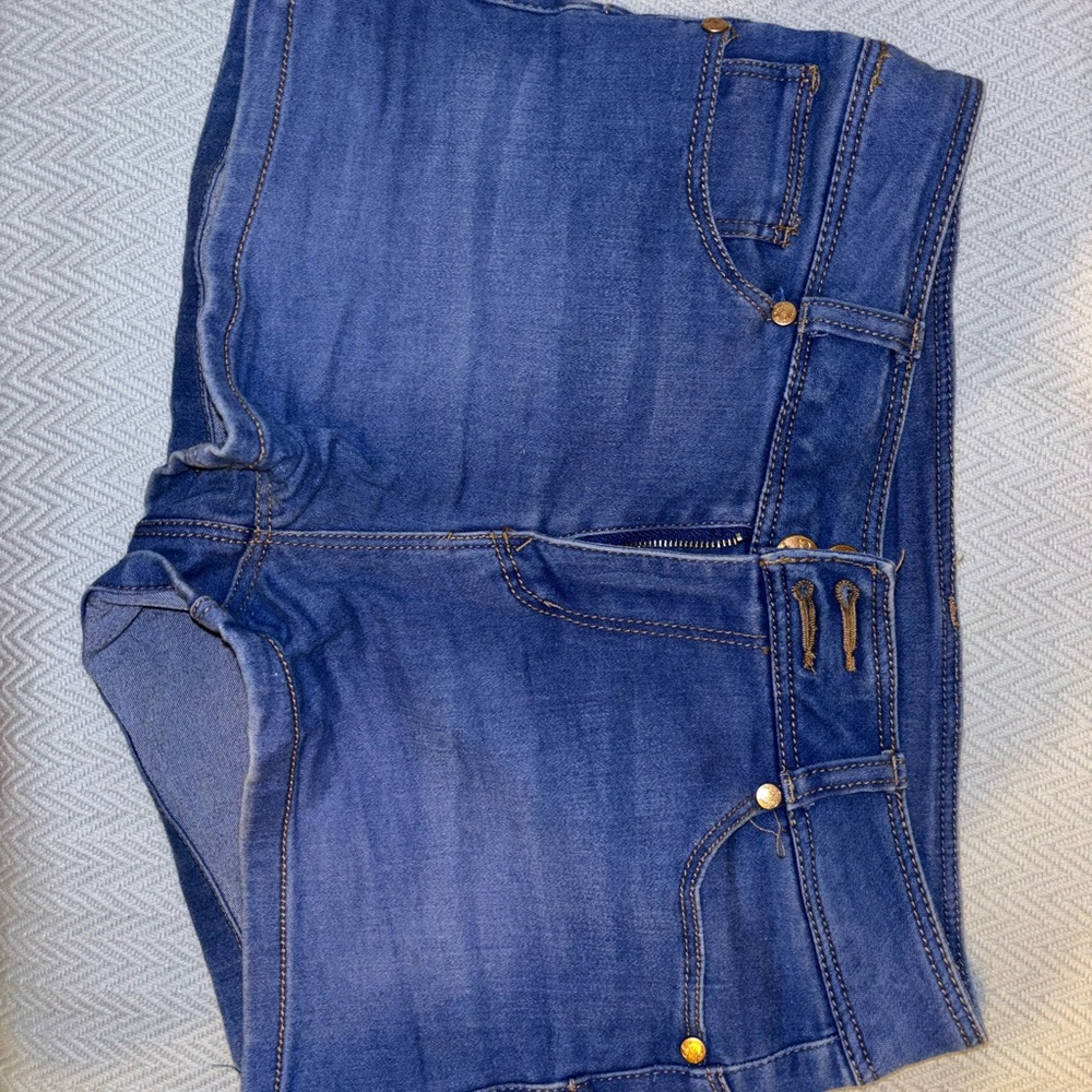 Women's Blue Denim Shorts
